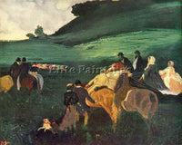DEGAS RIDERS IN THE LANDSCAPE ARTIST PAINTING REPRODUCTION HANDMADE CANVAS REPRO