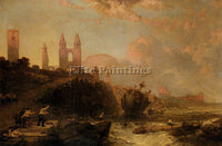 ROBERTS RUINS ST ANDREWS CATHEDRAL AND CHURCH ST REGULUS FIFE SCOTLAND PAINTING