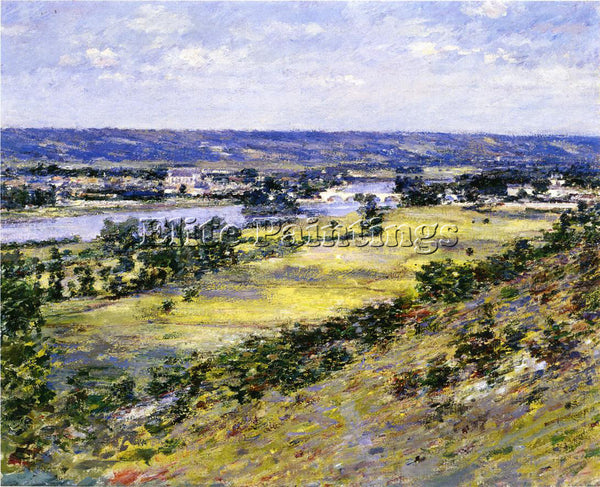 THEODORE ROBINSON VALLEY OF THE SEINE FROM GIVERNY HEIGHTS ARTIST PAINTING REPRO