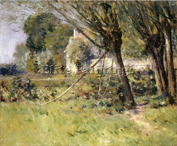 THEODORE ROBINSON WILLOWS ARTIST PAINTING REPRODUCTION HANDMADE OIL CANVAS REPRO