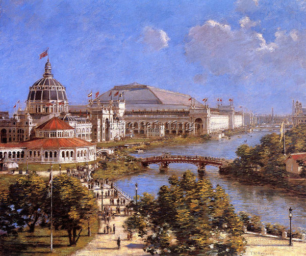THEODORE ROBINSON WORLD S COLUMBIAN EXPOSITION ARTIST PAINTING REPRODUCTION OIL