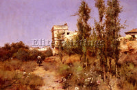 MANUEL GARCIA Y RODRIGUEZ ON THE EDGE OF THE TOWN ARTIST PAINTING REPRODUCTION