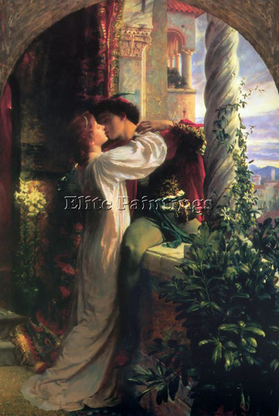 FRANK DICKSEE ROMEO AND JULIET ARTIST PAINTING REPRODUCTION HANDMADE OIL CANVAS