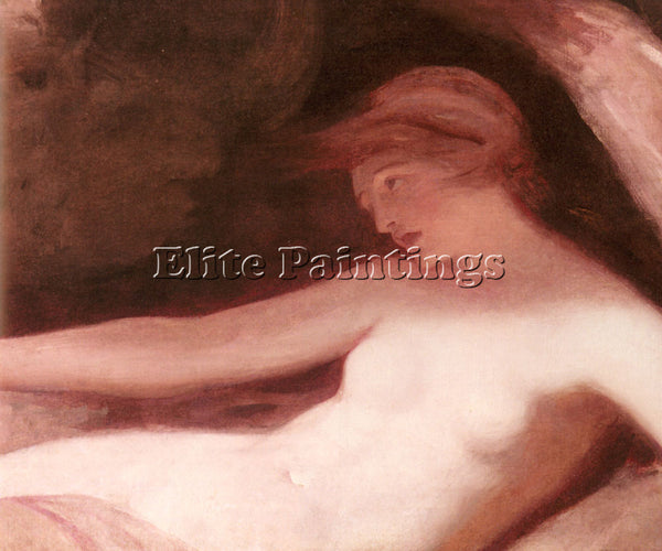 GEORGE ROMNEY RECLINING FEMALE NUDE ARTIST PAINTING REPRODUCTION HANDMADE OIL