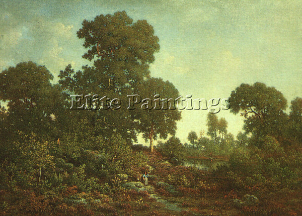 FRENCH ROUSSEAU THEODORE FRENCH 1812 1867 TROUSSE1 ARTIST PAINTING REPRODUCTION