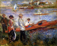 RENOIR ROWERS FROM CHATOU ARTIST PAINTING REPRODUCTION HANDMADE OIL CANVAS REPRO