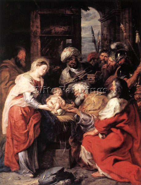 PETER PAUL RUBENS ADORATION OF THE MAGI 1626 9 ARTIST PAINTING REPRODUCTION OIL