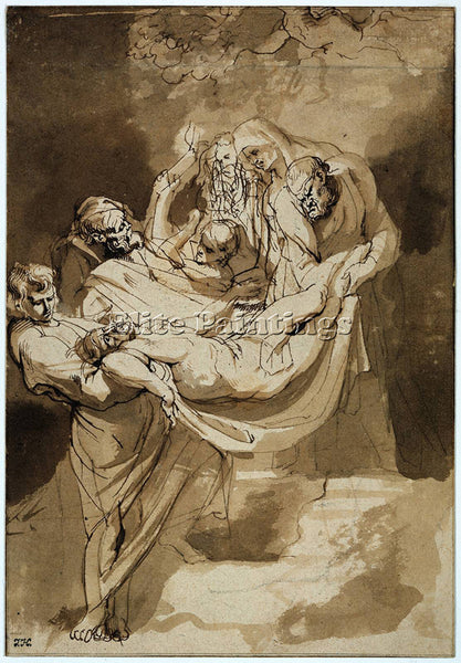 PETER PAUL RUBENS ENTOMBMENT ARTIST PAINTING REPRODUCTION HANDMADE CANVAS REPRO