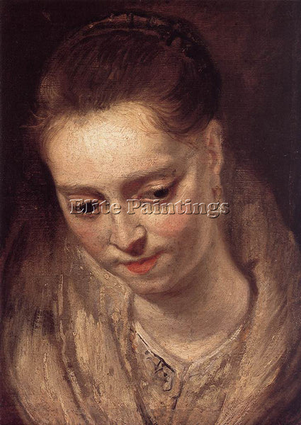 PETER PAUL RUBENS PORTRAIT OF A WOMAN ARTIST PAINTING REPRODUCTION HANDMADE OIL