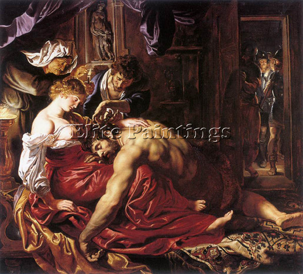 PETER PAUL RUBENS SAMSON AND DELILAH 1 ARTIST PAINTING REPRODUCTION HANDMADE OIL