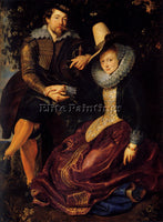 PETER PAUL RUBENS SELF PORTRAIT WITH ISABELLA BRANT ARTIST PAINTING REPRODUCTION