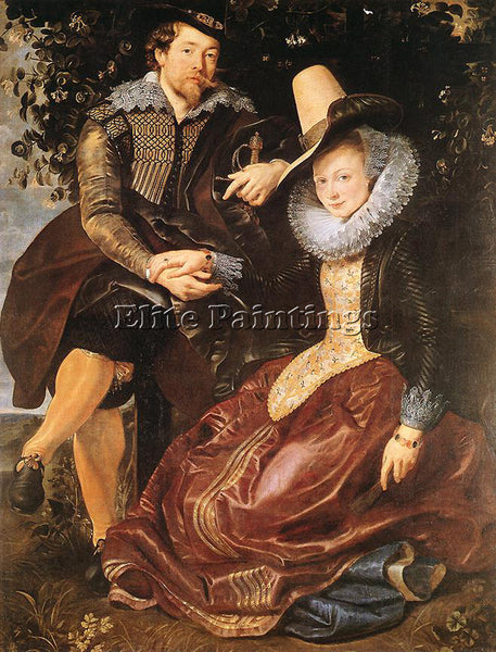 RUBENS THE ARTIST AND HIS FIRST WIFE ISABELLA BRANT IN HONEYSUCKLE BOWER ARTIST