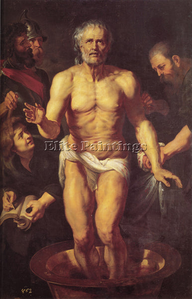 PETER PAUL RUBENS THE DEATH OF SENECA ARTIST PAINTING REPRODUCTION HANDMADE OIL