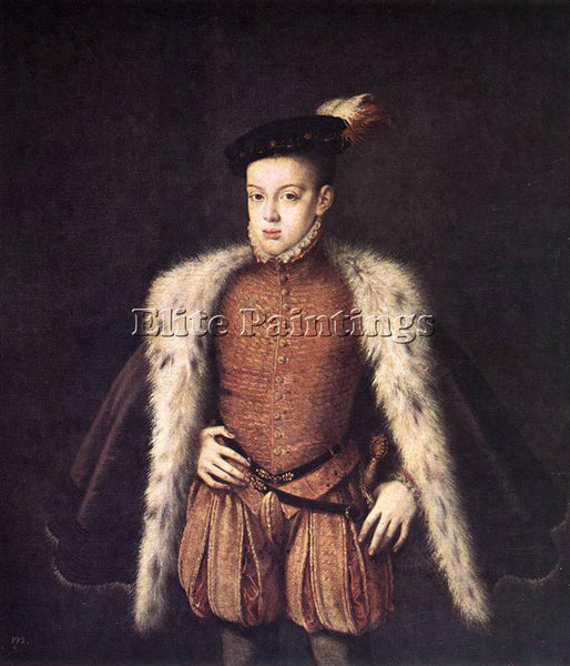 ALONSO SANCHEZ COELLO PRINCE DON CARLOS OF AUSTRIA ARTIST PAINTING REPRODUCTION