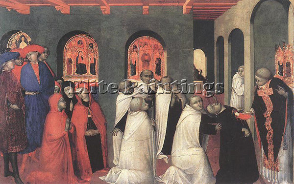 SASSETTA  MIRACLE OF THE EUCHARISTY ARTIST PAINTING REPRODUCTION HANDMADE OIL