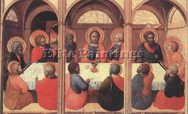 SASSETTA  THE LAST SUPPER ARTIST PAINTING REPRODUCTION HANDMADE OIL CANVAS REPRO