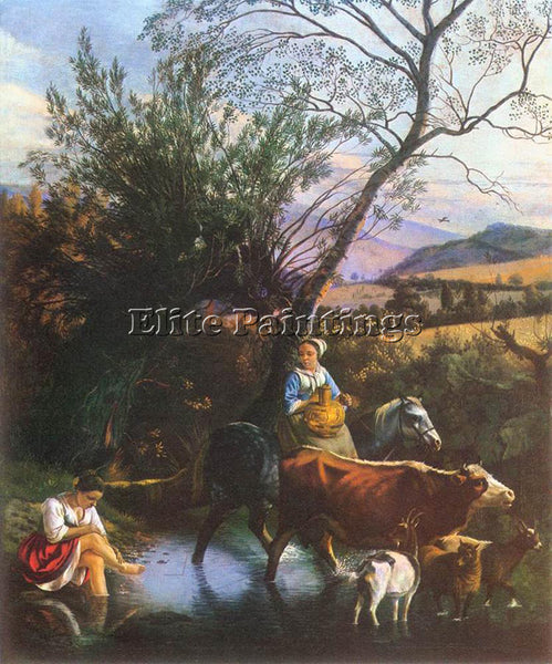 JAN SIBERECHTS THE FORD ARTIST PAINTING REPRODUCTION HANDMADE CANVAS REPRO WALL