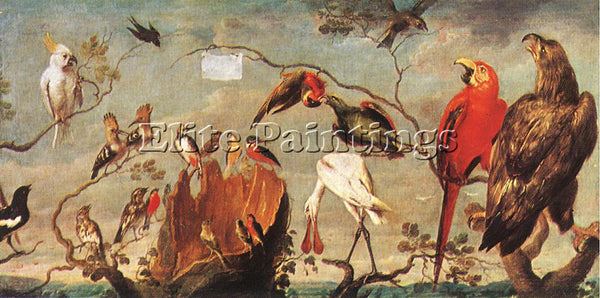 FRANS SNYDERS CONCERT OF BIRDS 3 ARTIST PAINTING REPRODUCTION HANDMADE OIL REPRO