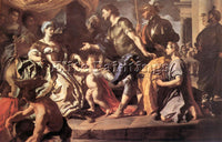 FRANCESCO SOLIMENA DIDO RECEIVING AENEAS AND CUPID DISGUISED AS ASCANIUS ARTIST