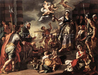 FRANCESCO SOLIMENA JUDITH WITH THE HEAD OF HOLOFERNES ARTIST PAINTING HANDMADE