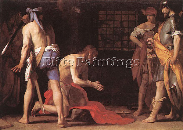 STANZIONE MASSIMO BEHEADING OF ST JOHN THE BAPTIST ARTIST PAINTING REPRODUCTION
