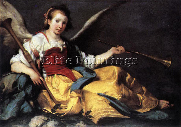 STROZZI BERNARDO A PERSONIFICATION OF FAME ARTIST PAINTING REPRODUCTION HANDMADE