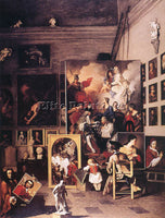 PIERRE SUBLEYRAS THE STUDIO OF THE PAINTER ARTIST PAINTING REPRODUCTION HANDMADE