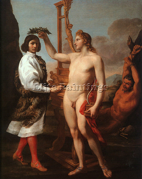 ITALIAN SACCHI ANDREA ITALIAN 1559 1661 ARTIST PAINTING REPRODUCTION HANDMADE