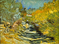 VAN GOGH SAINT REMY ARTIST PAINTING REPRODUCTION HANDMADE CANVAS REPRO WALL DECO