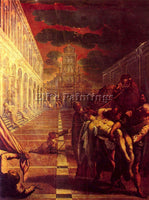 TINTORETTO SALVAGE OF THE CORPSE OF ST MARK ARTIST PAINTING HANDMADE OIL CANVAS