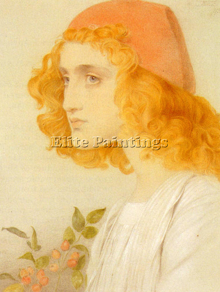 ANTHONY FREDERICK SANDYS THE RED CAP ARTIST PAINTING REPRODUCTION HANDMADE OIL