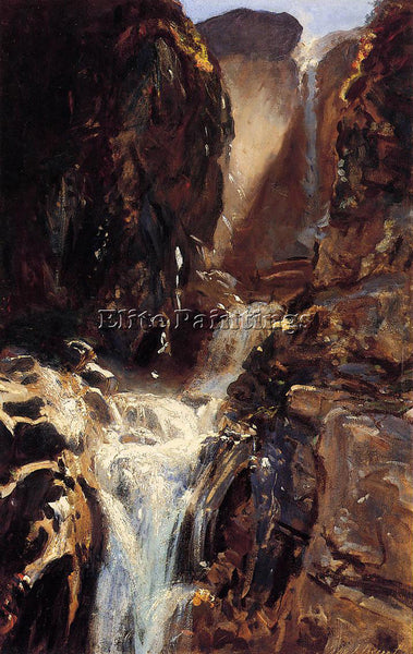 JOHN SINGER SARGENT A WATERFALL ARTIST PAINTING REPRODUCTION HANDMADE OIL CANVAS