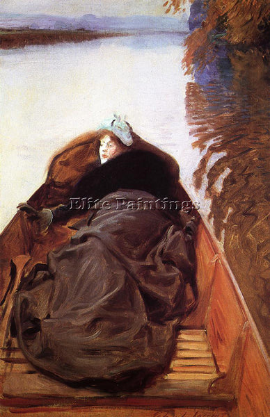 JOHN SINGER SARGENT AUTUMN ON THE RIVER AKA MISS VIOLET T ARTIST PAINTING CANVAS