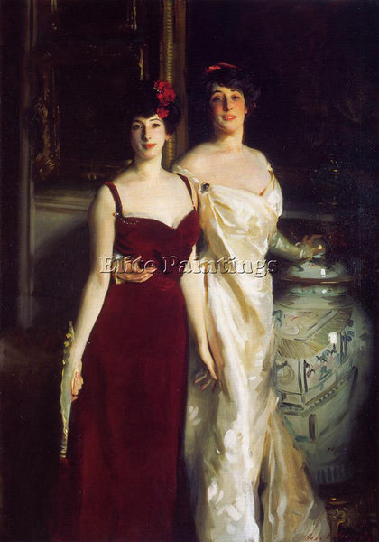 JOHN SINGER SARGENT ENA AND BETTY DAUGHTERS OF ASHER AND MRS WERTHEIMER PAINTING