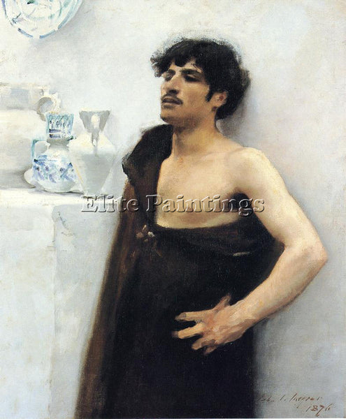JOHN SINGER SARGENT YOUNG MAN IN REVERIE ARTIST PAINTING REPRODUCTION HANDMADE