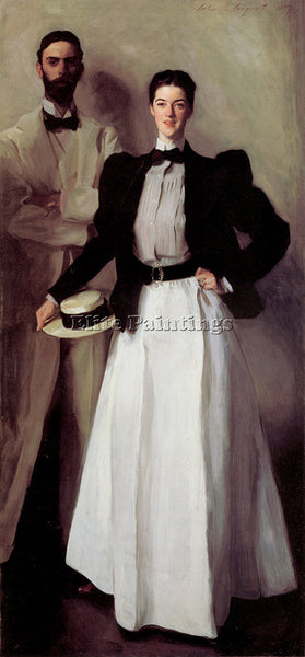 JOHN SINGER SARGENT MR AND MRS ISAAC NEWTON PHELPS STOKES ARTIST PAINTING CANVAS