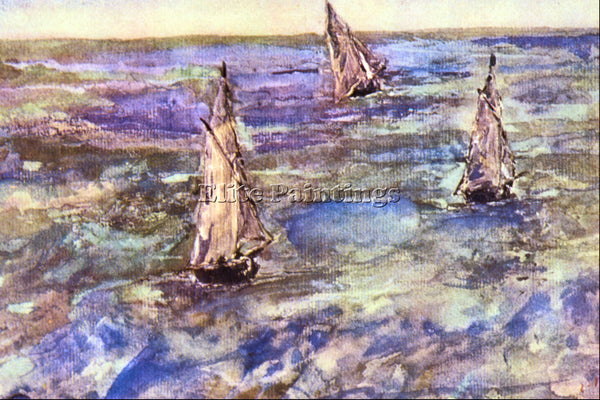 MANET SEASCAPE 1873 2 ARTIST PAINTING REPRODUCTION HANDMADE OIL CANVAS REPRO ART