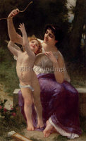 GUILLAUME SEIGNAC VENUS AND CUPID ARTIST PAINTING REPRODUCTION HANDMADE OIL DECO