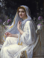 GUILLAUME SEIGNAC REFLECTIONS 1 ARTIST PAINTING REPRODUCTION HANDMADE OIL CANVAS