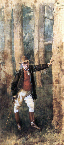 TISSOT SELF PORTRAIT ARTIST PAINTING REPRODUCTION HANDMADE OIL CANVAS REPRO WALL