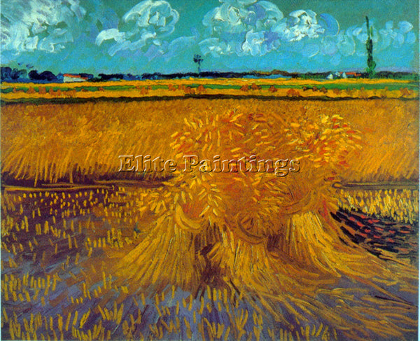 VAN GOGH SHEAVES ARTIST PAINTING REPRODUCTION HANDMADE OIL CANVAS REPRO WALL ART