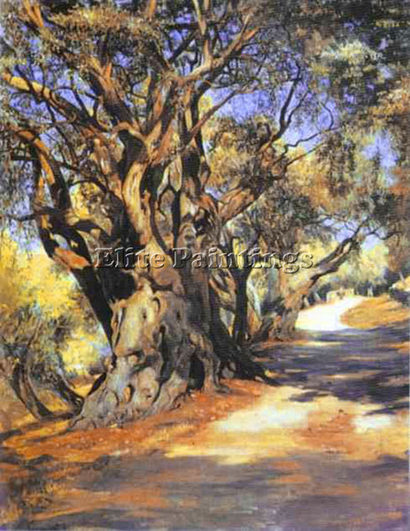 HENRYK HECTOR SIEMIRADZKI ROAD FROM ROME TO ALBANO ARTIST PAINTING REPRODUCTION