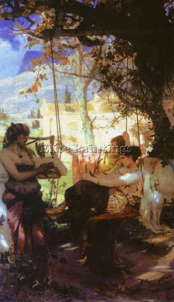 HENRYK HECTOR SIEMIRADZKI SONG OF A SLAVE GIRL ARTIST PAINTING REPRODUCTION OIL
