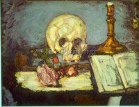 DEGAS SKULL ARTIST PAINTING REPRODUCTION HANDMADE OIL CANVAS REPRO WALL ART DECO