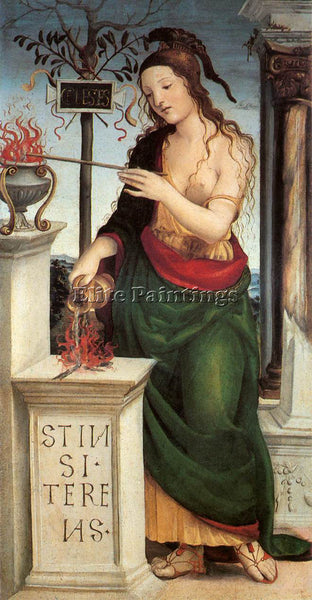 IL SODOMA ALLEGORY OF CELESTIAL LOVE ARTIST PAINTING REPRODUCTION HANDMADE OIL