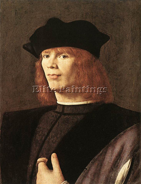 ANDREA SOLARIO PORTRAIT OF A MAN ARTIST PAINTING REPRODUCTION HANDMADE OIL REPRO