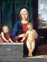 ANDREA SOLARIO VIRGIN AND CHILD ARTIST PAINTING REPRODUCTION HANDMADE OIL CANVAS