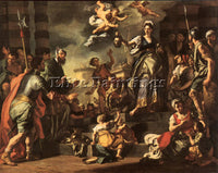 ITALIAN SOLIMENA FRANCESCO ITALIAN 1657 1747 ARTIST PAINTING HANDMADE OIL CANVAS