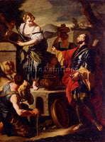 FRANCESCO SOLIMENA REBECCA AND ELIEZER AT THE WELL ARTIST PAINTING REPRODUCTION