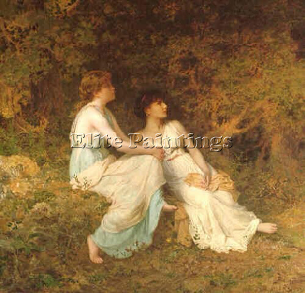 SOPHIE GENGEMBRE ANDERSON BIRDSONG ARTIST PAINTING REPRODUCTION HANDMADE OIL ART